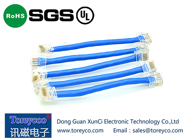 RJ45轉(zhuǎn)RJ50短款水晶頭無(wú)屏蔽